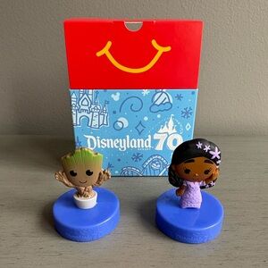 McDonald's Disneyland 70th Happy Meal Toy Groot & Asha New 2 Inch 2025